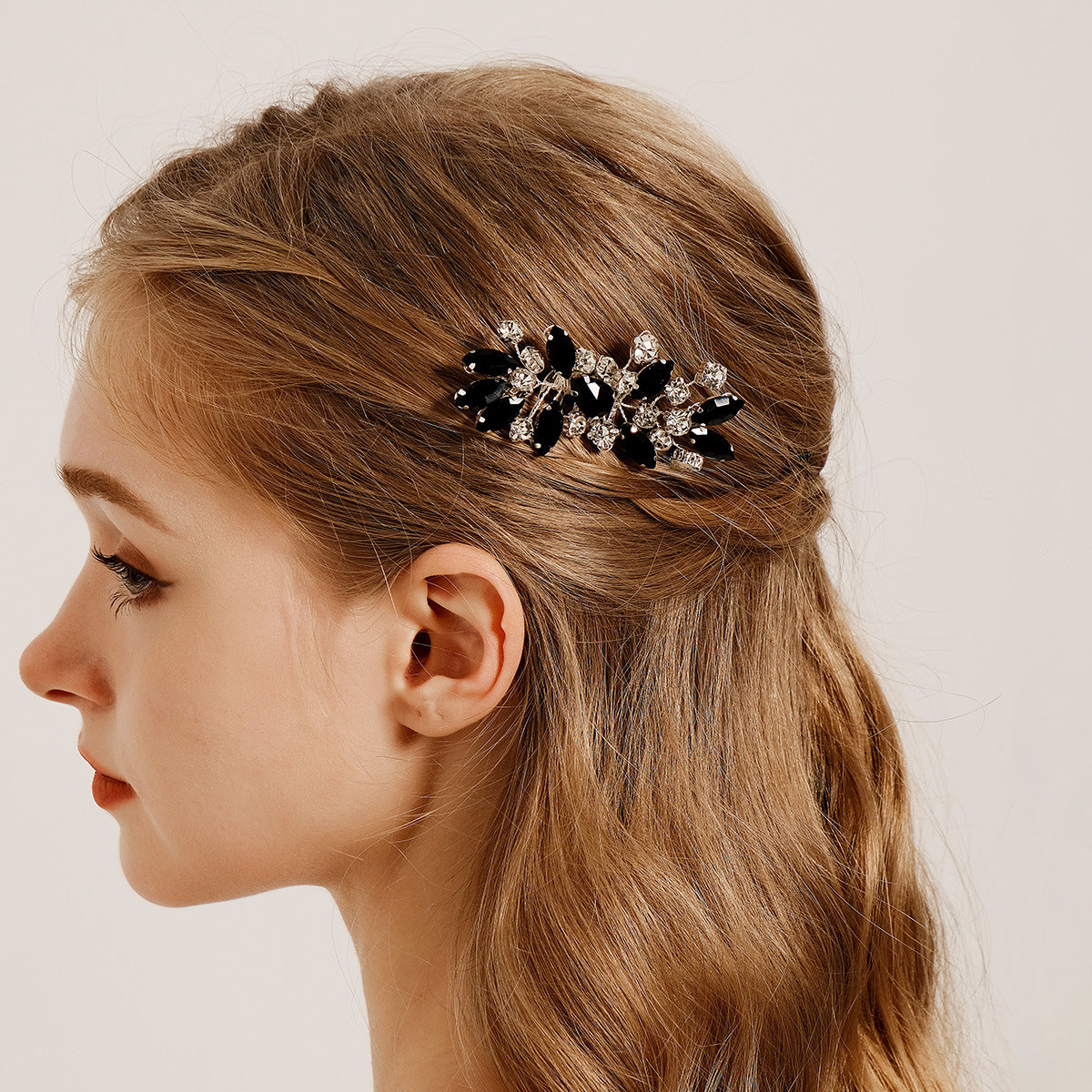 Prom party hair ornament retro all-match handmade bridal comb