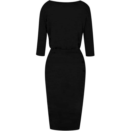 Women Casual Long Sleeve Dress Summer Autumn Midi Dress Ruched Striped Round Neck Pencil Dress High Waist Slim Fit Pencil Dress Shirt Dress